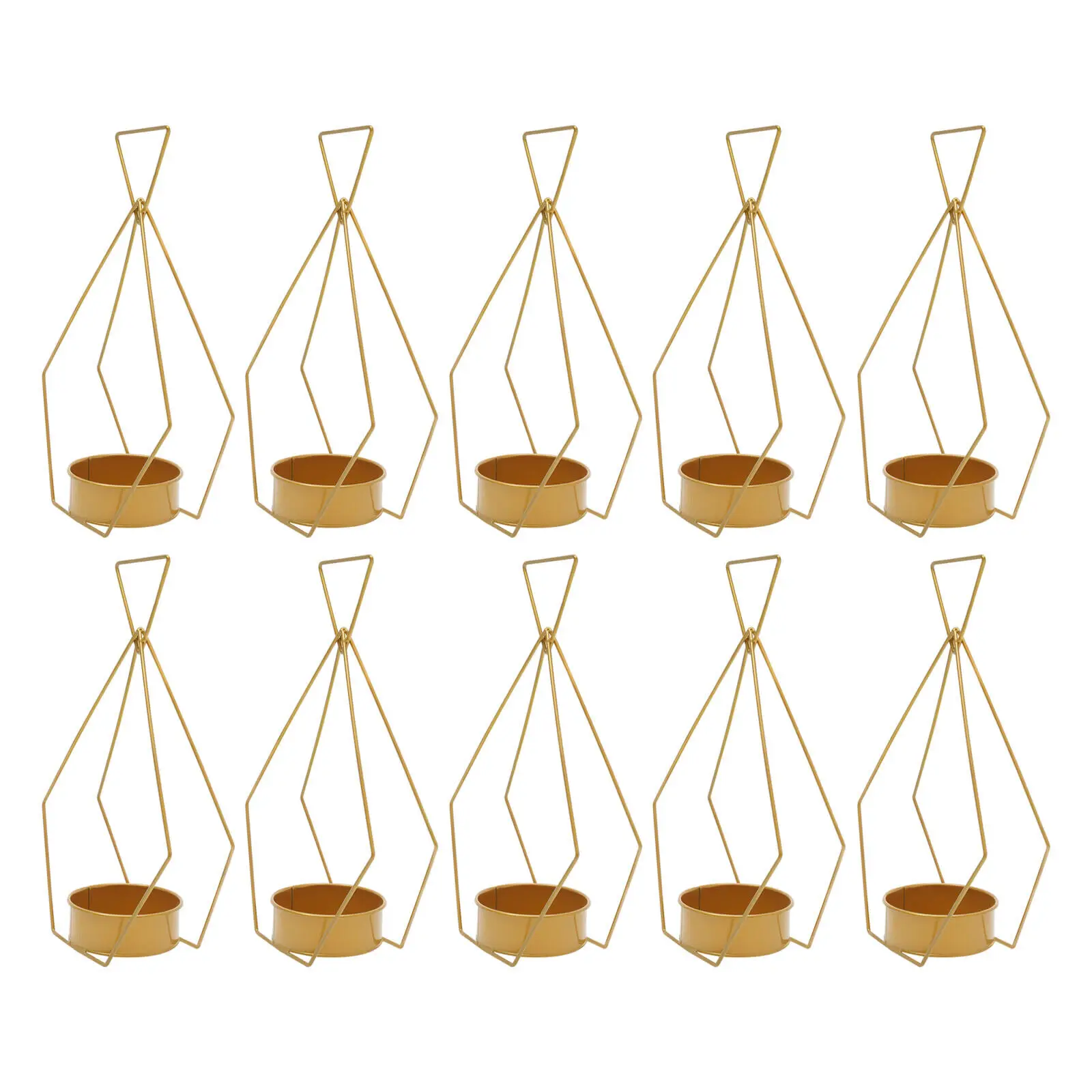 Multi-functional Wedding Centerpieces No Assembly Required, 0.55Lbs Load-bearing Each, Suitable For Hanging & Tabletop Placement