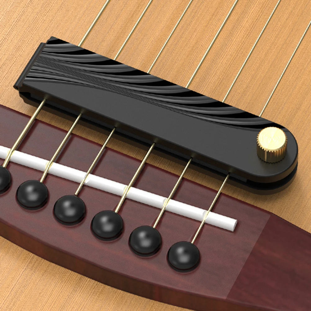 

Guitar Silencer Mute Pad Practice Damper Dampener Bridge Acoustic Muffler Simple Stylish Weak Material String Sound