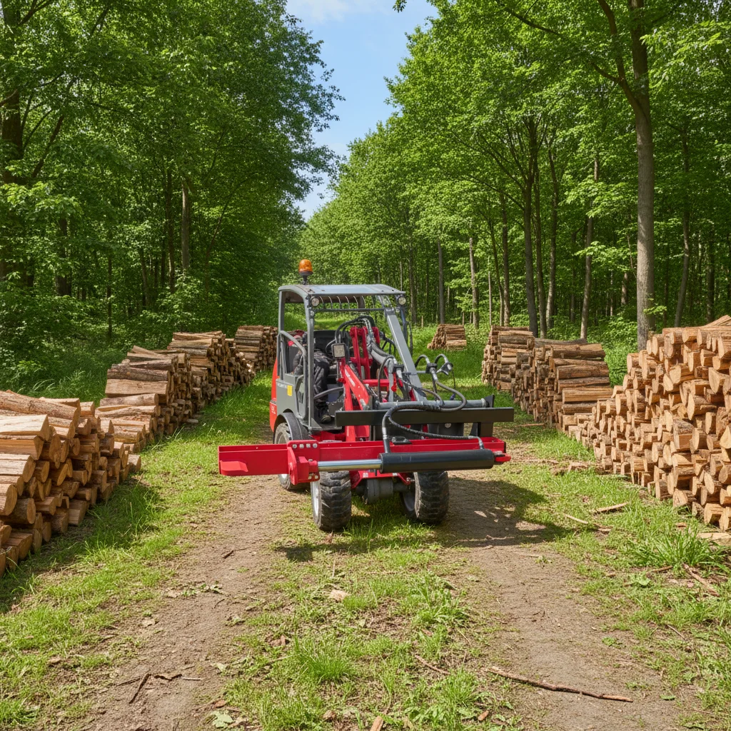 Electric Wood Cutter Hydraulic Firewood Splitting Machine Portable Log Chopper for Home Farm Yard