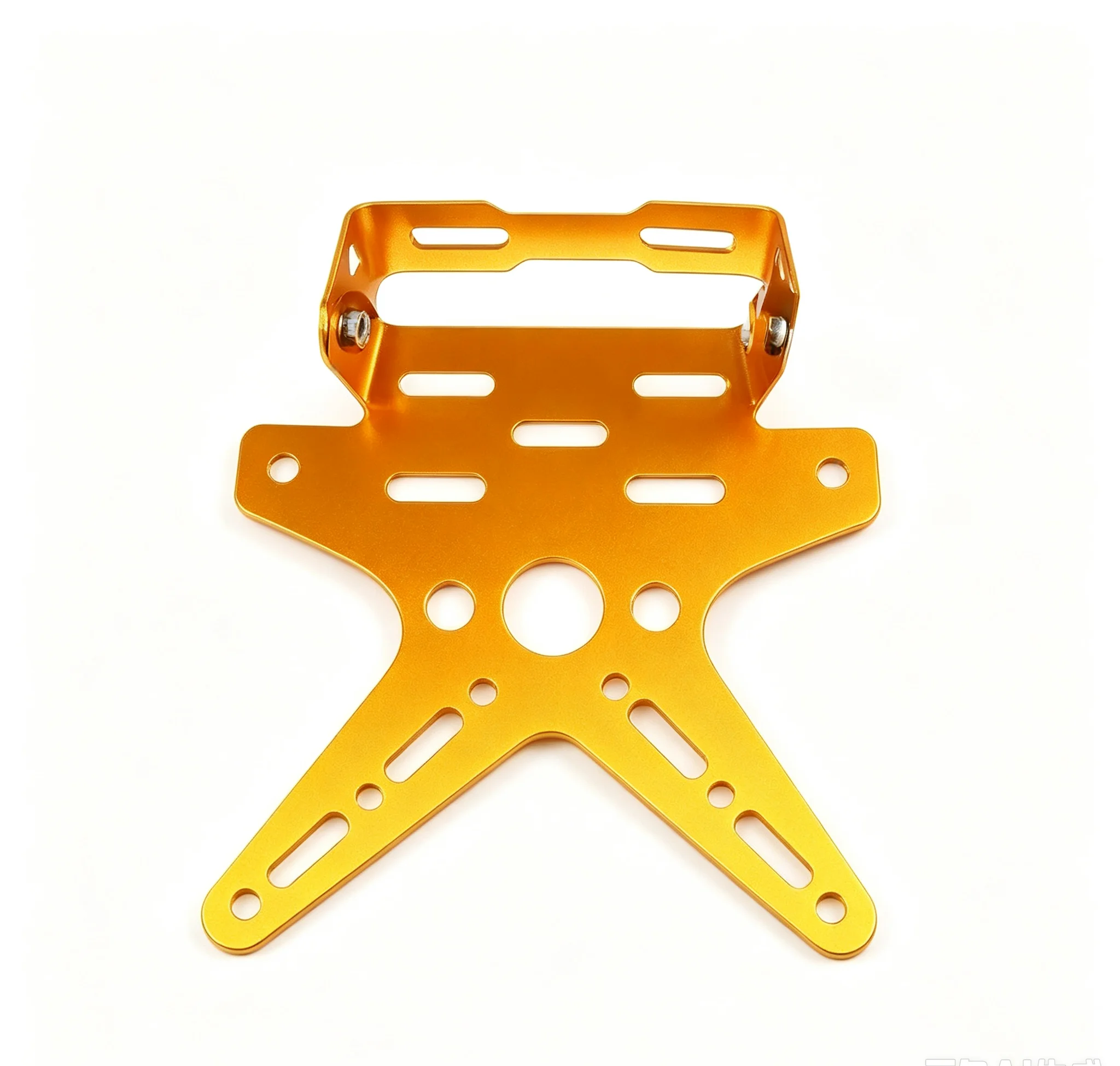 Aluminum Alloy Swallow Type Motorcycle License Plate Holder 180° Adjustable Number Plate Bracket Motorbike Modification Parts