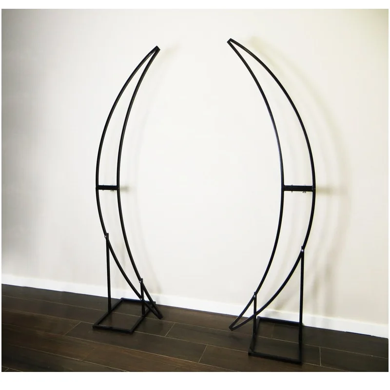 Wedding stand sWedding decoration Ceremony Wedding Arch decor Black colour metal arch Outdoor Wedding Arch