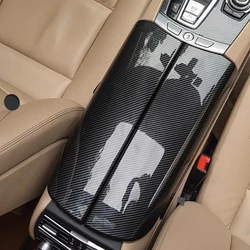 Accessories For BMW E65 E66 F01 F02 G11 G12 Carbon fiber Car styling Stowing Tidying Armrest box Sticker Cover storage box Trim