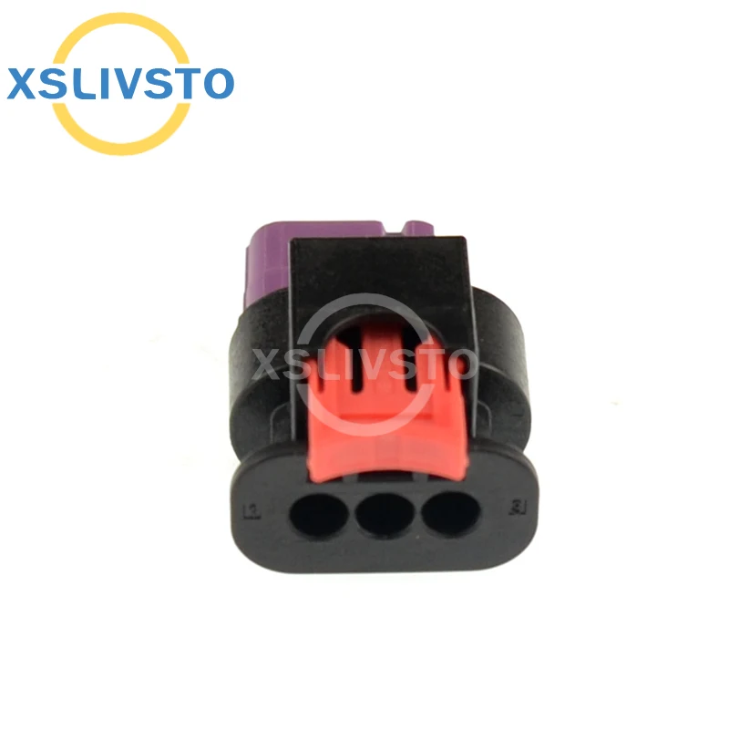 3 Pin way Auto waterproof connectors Car reversing radar Parking Sensor harness plug 35126372 For Tesla