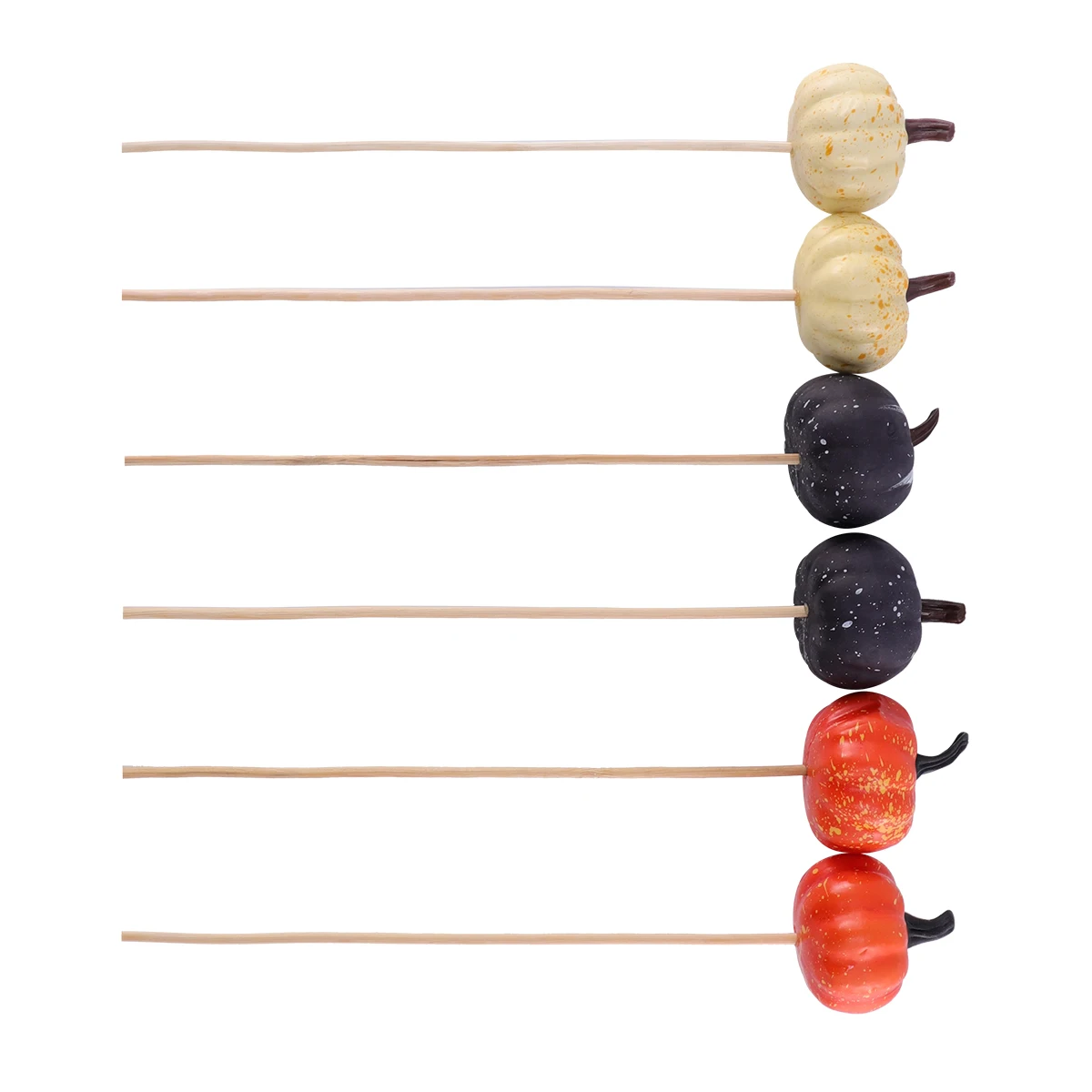 

6 Pcs Plant Pumpkin Decorations Office Thanksgiving Foam Adornment Topper for Bouquet