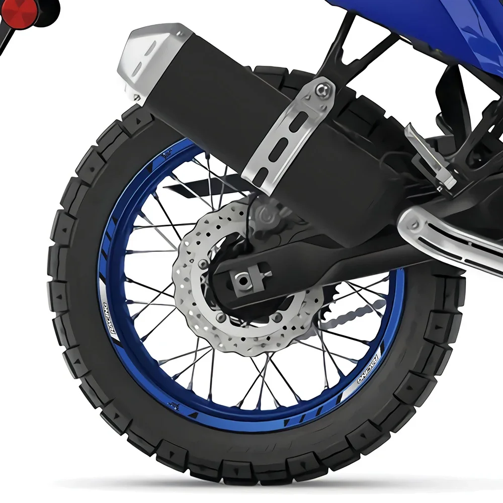 Motorcycle Reflective Wheel Sticker Hub Decals Rim Stripe Tape Kit For Yamaha Tenere700 World Raid Tenere 700 XTZ 07 T7