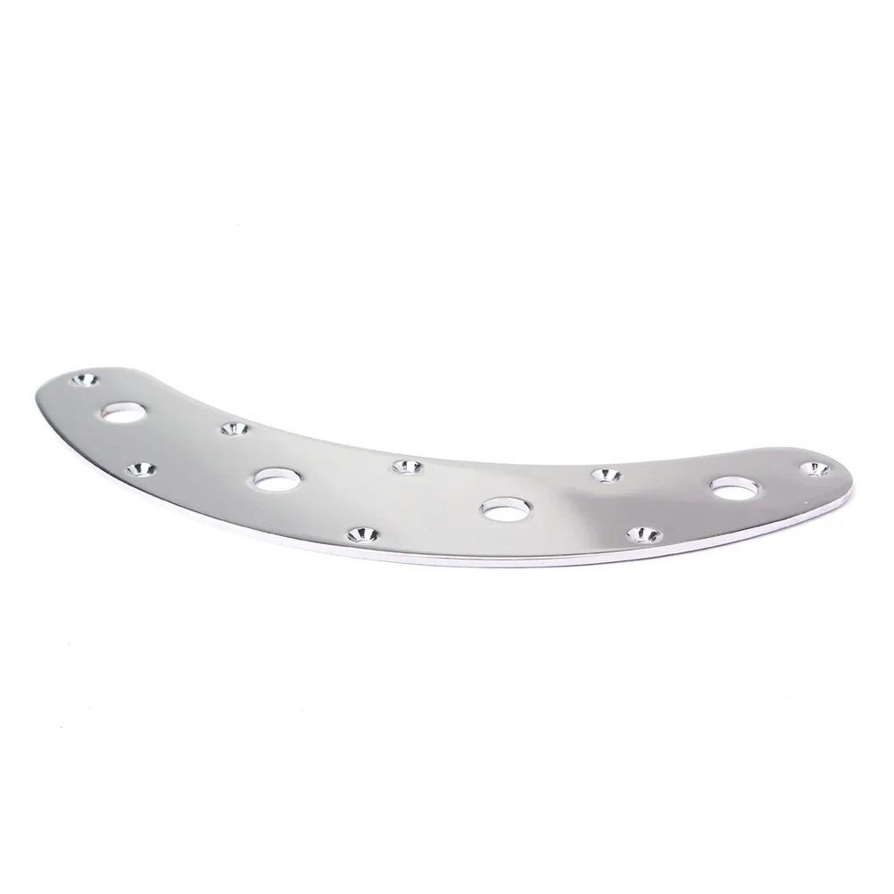 

4-Hole Arch Curved Plate Metal Replacement for Guitar Durable Solid Sturdy Guitar Parts