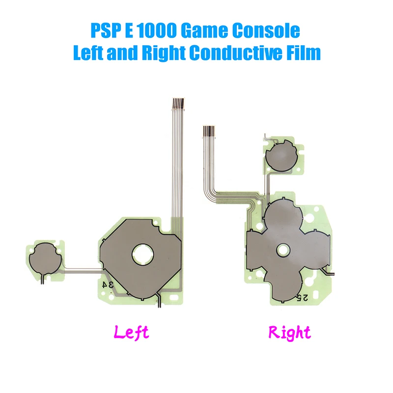 New PSP E 1000 Game Console Left Right Volume Cable PSP Conductive Film Left Right Buttons Volume Key PSP E 1000 Conductive Film