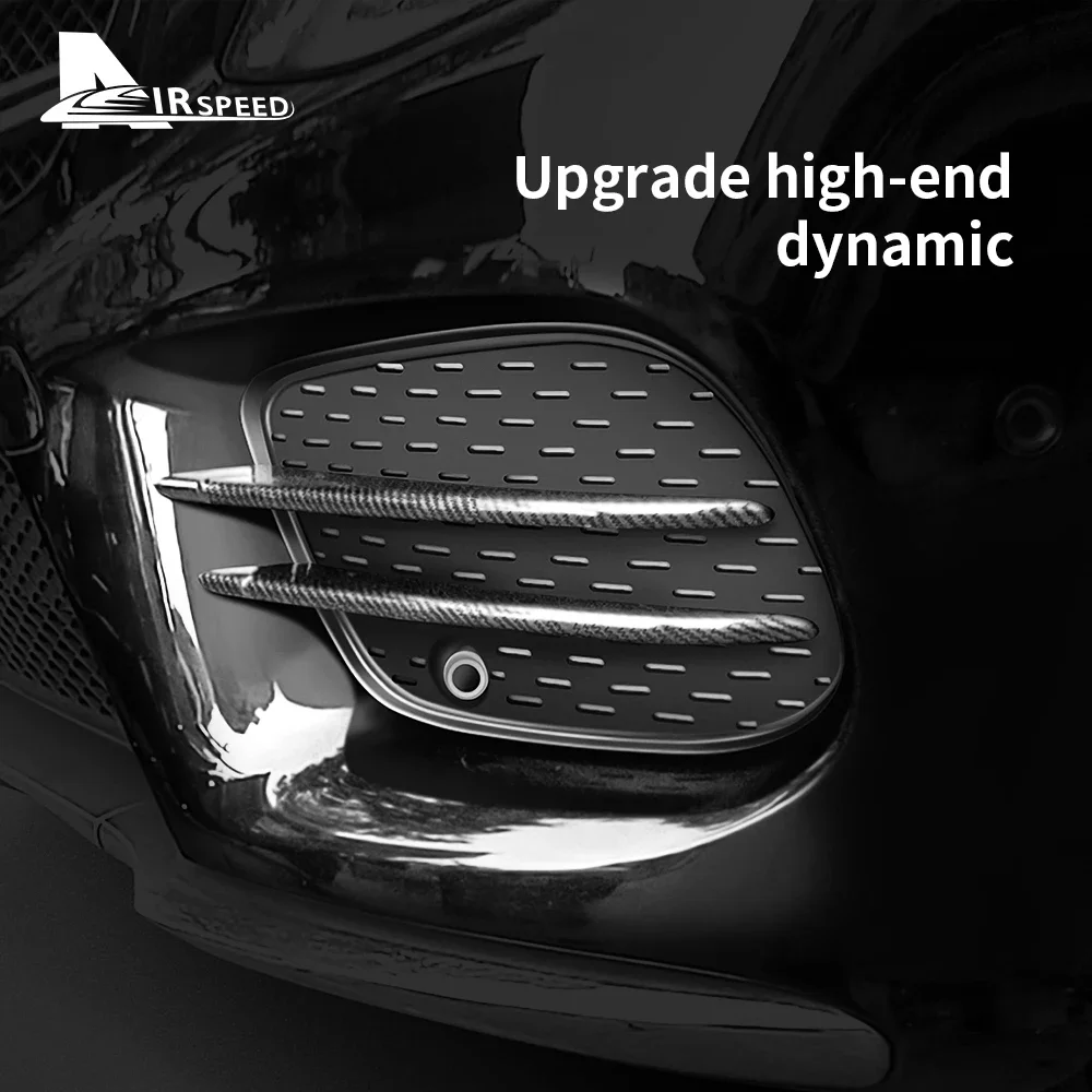 Front Bumper Fog Light Covers Lip Splitter Spoiler Grill Grille for Mercedes-Benz GLE GLS GLE Coupe W166 X166 C292 2016-2019 view 6