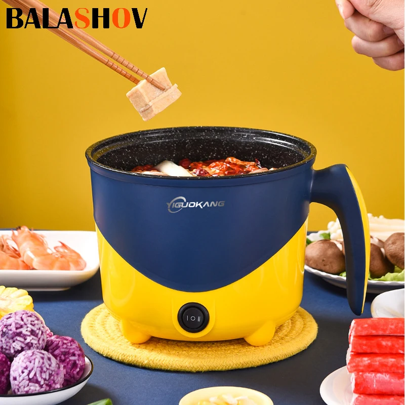 Multifunction Mini Electric Rice Cooker Non-stick Pan Flat Multicooker Appliances for The Kitchen Pots Offers 1-2 People Hot Pot