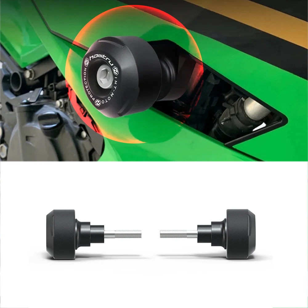 

ZX6R Motorcycle Crash Protector Falling Protection Pad Frame Sliders For Kawasaki ZX-6R 2019-2023