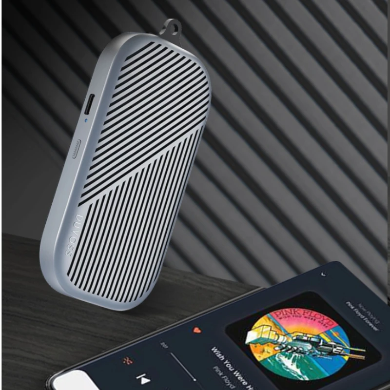 DUVOSS U3 Bluetooth Speaker Ultra-thin Wireless Portable Pocket Mini Speakers TF Card NFC Outdoor Lightweight Speakers Gift
