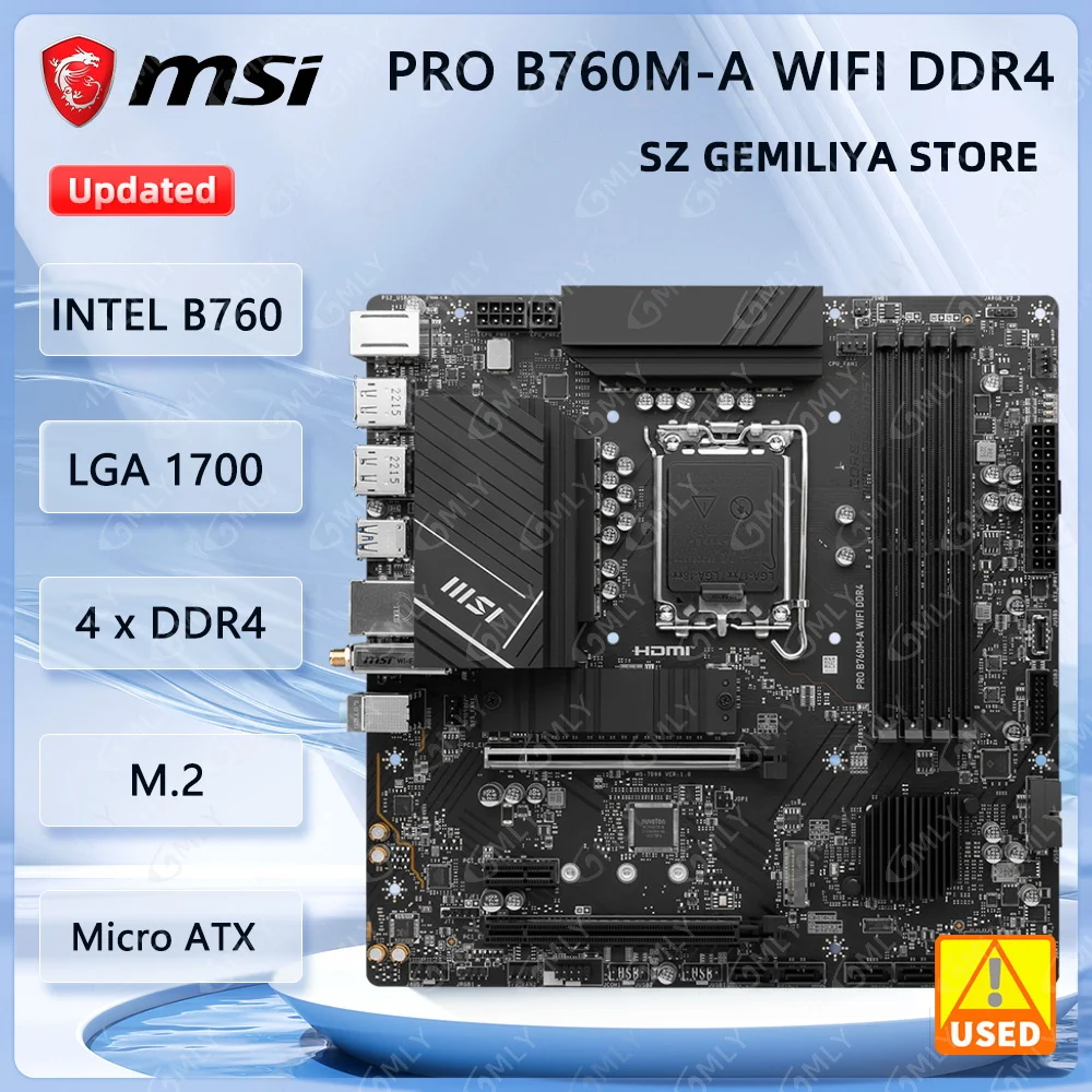 Msi Pro B760M-A Wif… - image
