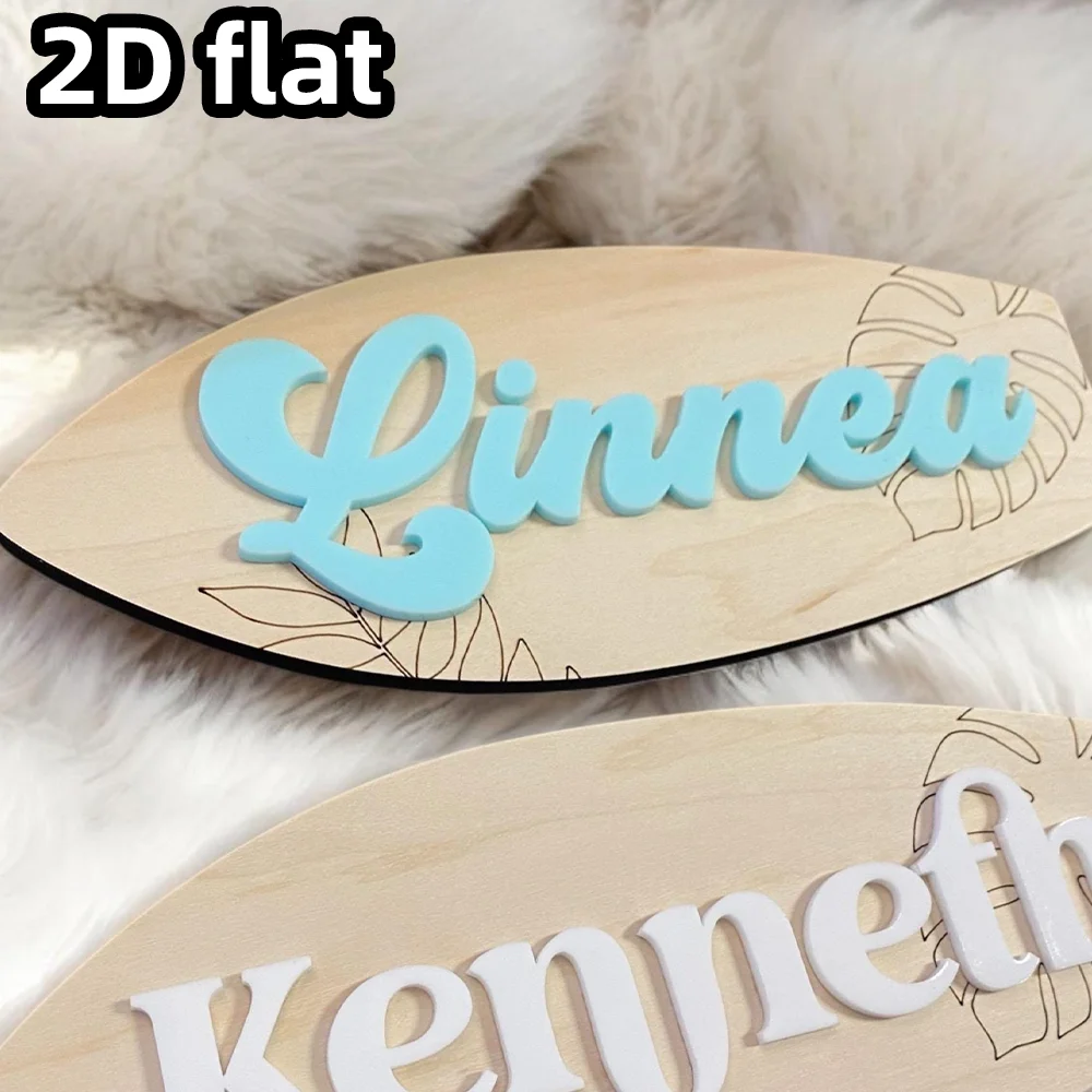 Surfboard Baby Name Signboard - Baby Nursery In review and price