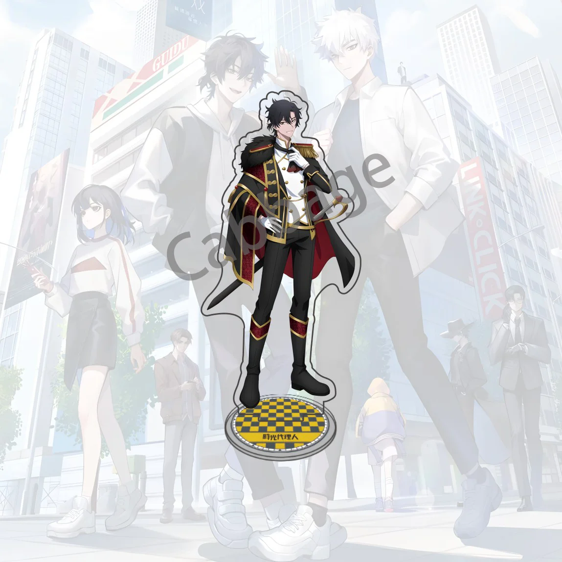 Anime Link Click 15cm acrylic stand figure Charles Lucas Jo standing model desktop bookshelf decoration fan collection gift