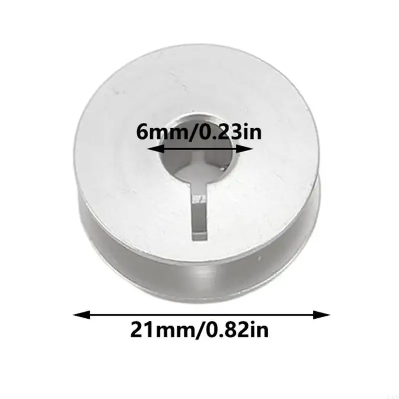 

F92F Metal Bobbins Sewing Accessories Part Aluminum Texture for Efficient Sewing