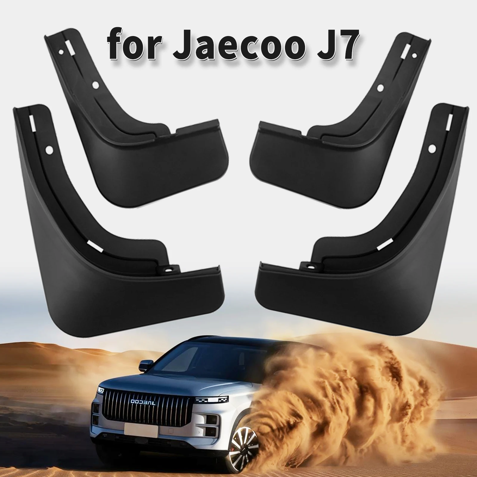

MudFlaps Accessories for Jaecoo J7 7 2024 2025 2026 Mud Flaps Splash Guards Front Rear Wheels Fender Car Mudguards