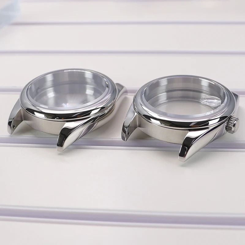 36mm 40mm Gehäuse Herrenuhr Saphir Edelstahlteile für Seiko NH35 NH36 Miyota 8215 Uhrwerk 28,5mm Zifferblatt Oyster Bestseller – Detail 7