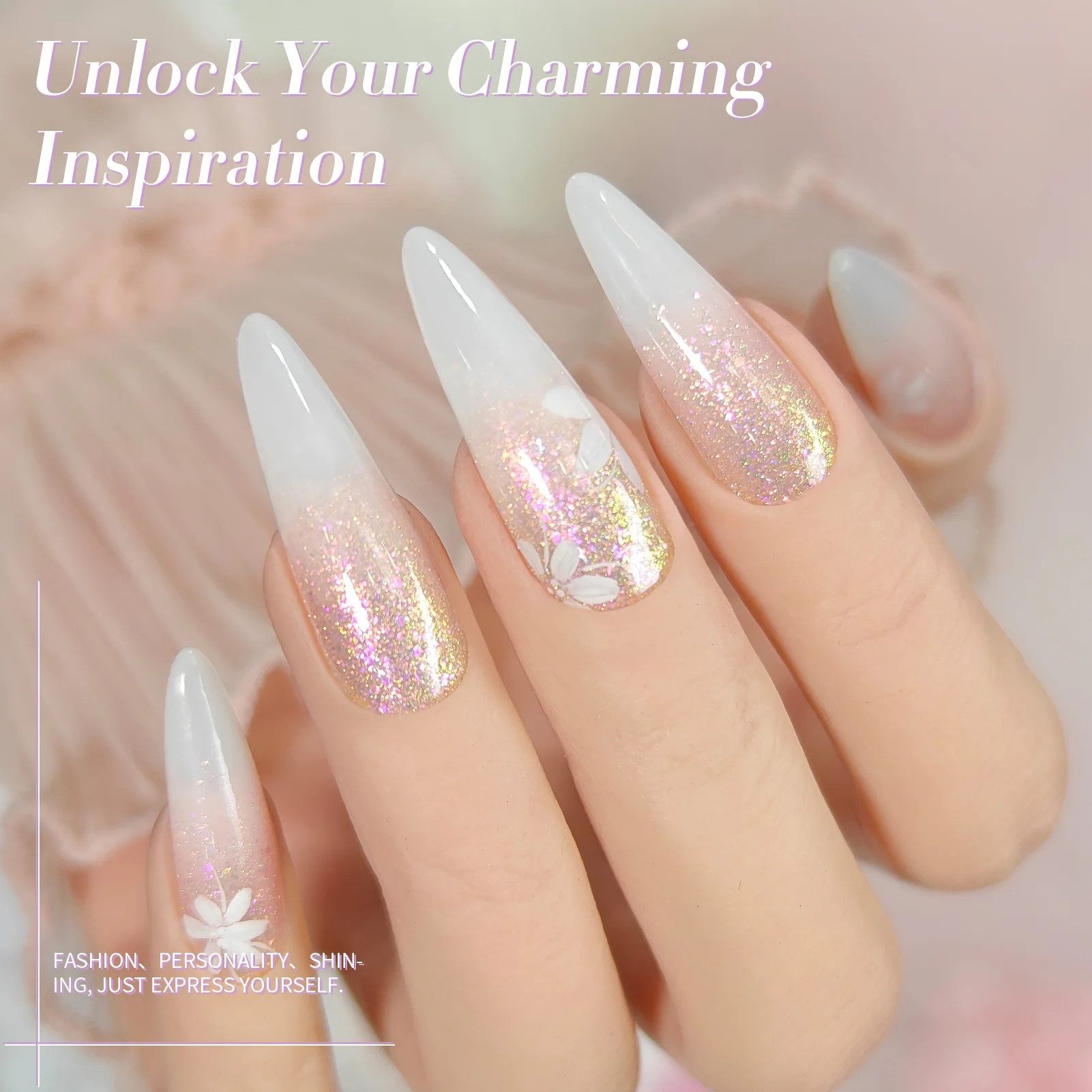 BORN PRETTY-esmalte de uñas en Gel reflectante de higo, 15ml, brillo brillante, Ultra brillante, barniz para decoración de uñas en Gel UV, salón de manicura