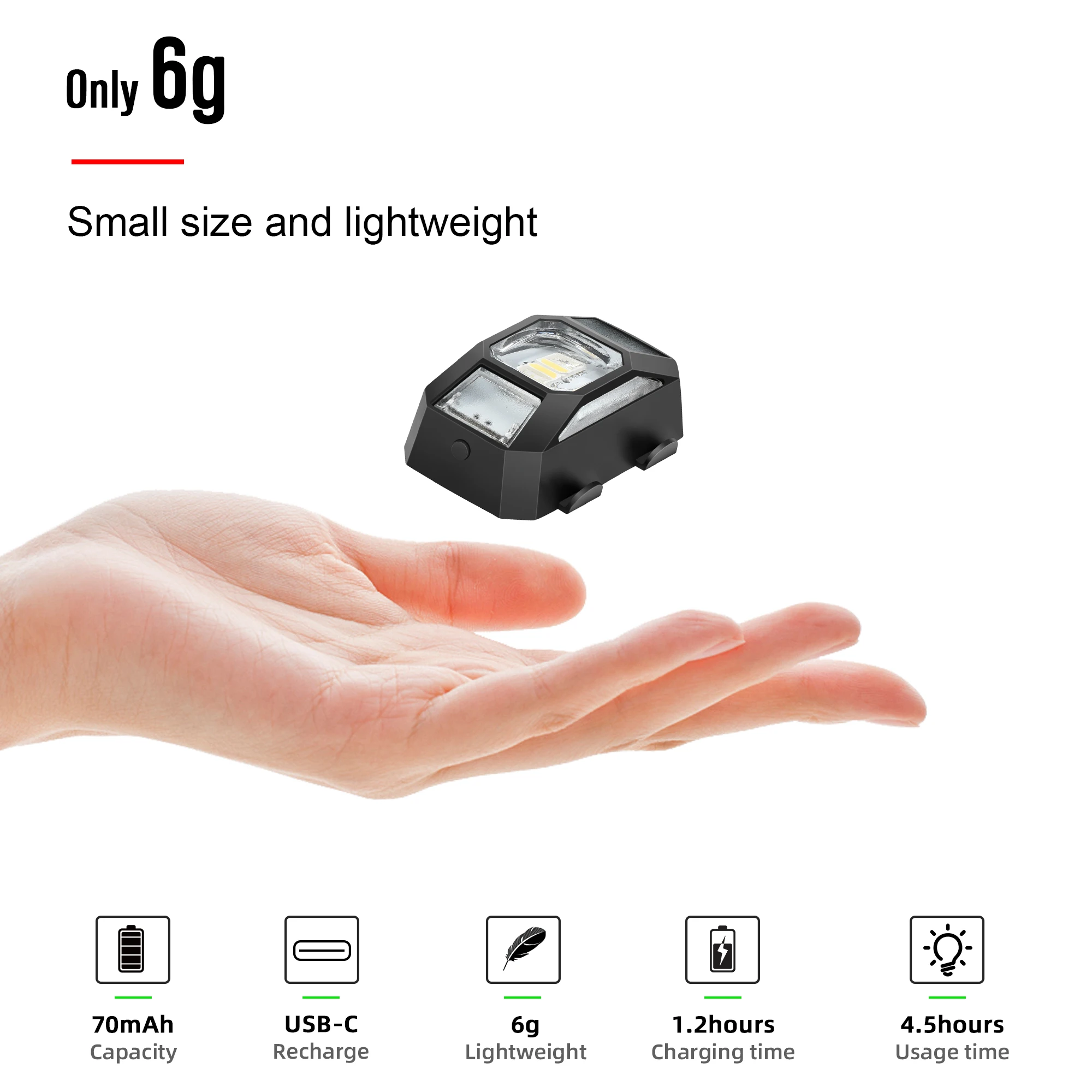 STARTRC DJI 매빅 3 프로, 미니 4 프로, 미니 4K, 아바타 2 용 드론 스트로브 점멸등, 야간 내비게이션 조명, 신호 경고등