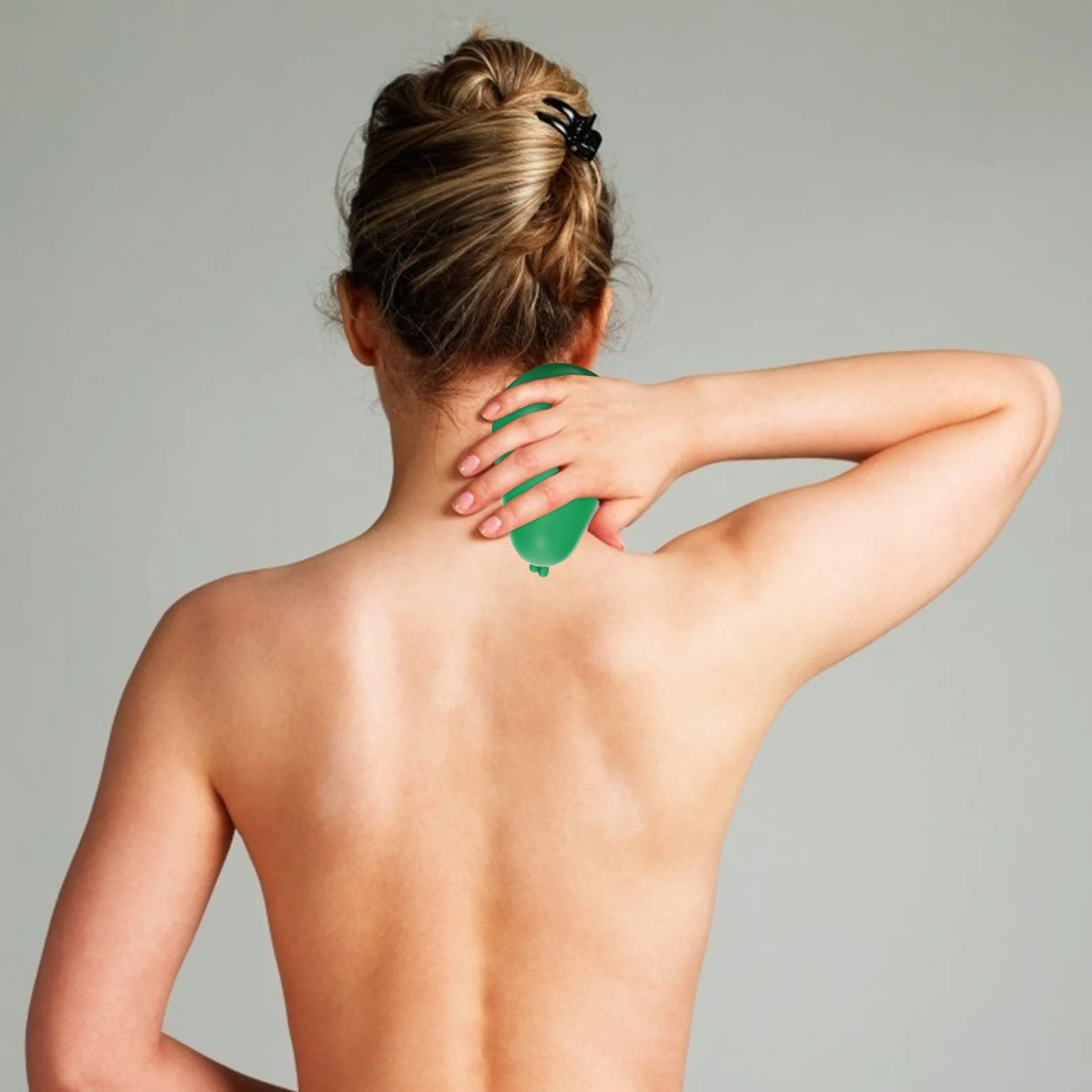 

Милый массажный шарик с авокадо, инструмент для массажа тела, ручное устройство, подарок на день рождения, гладкая поверхность, легко держать и носить с собой