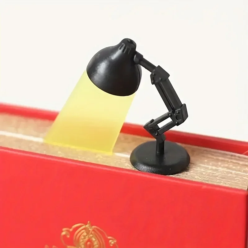 1pc Unique Cartoon Desk Lamp Shape Bookmark - Perfect for Office Stationery