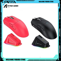 Attack Shark X11 Mouse Tri-Mode Bluetooth Wireless Ultra-Light Mouse Magnetic Charging Dock Connectivity Mice Gaming Accessories