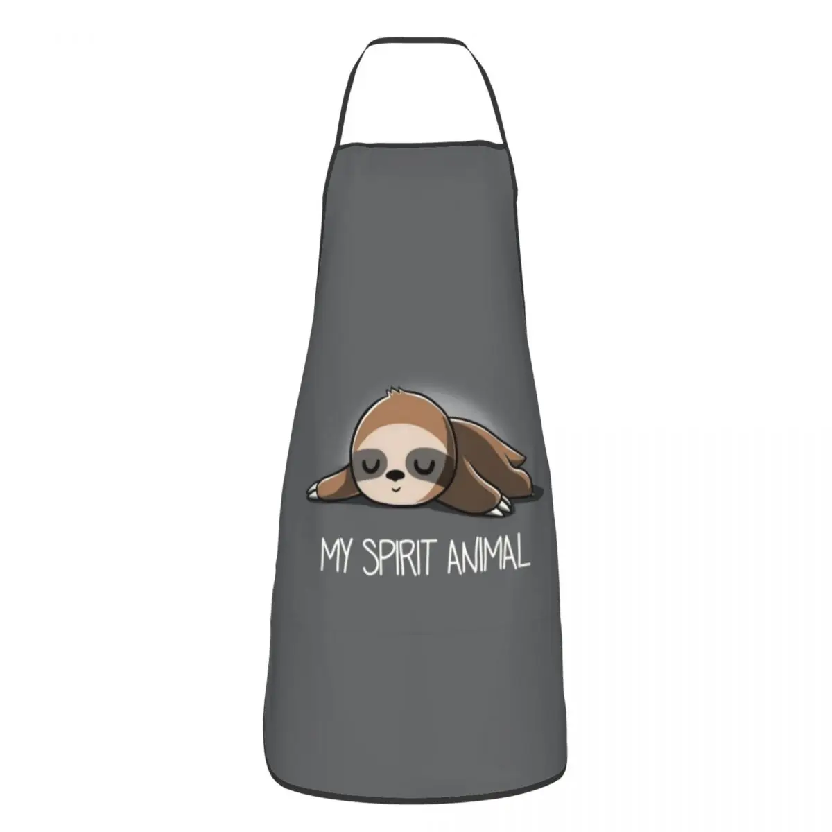 

Фартук-нагрудник унисекс My Spirit Animal Sloth для взрослых, женщин и мужчин, столбик для шеф-повара, кухня для приготовления пищи, кухня, ленивые животные, садоводство