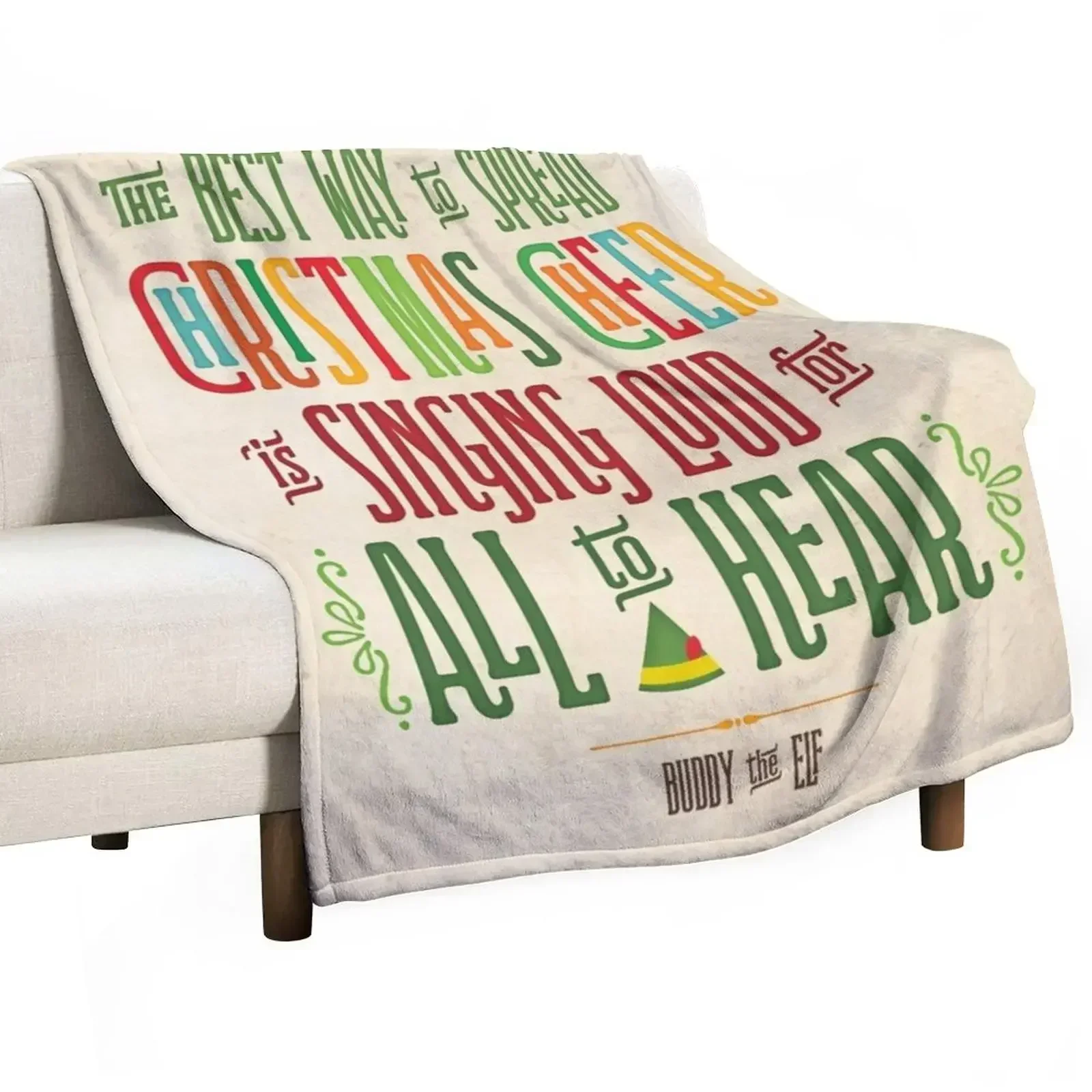 New Buddy the Elf - Christmas Cheer Throw Blanket Thin Luxury Thicken Sofa Luxury St Baby Sofas Blankets