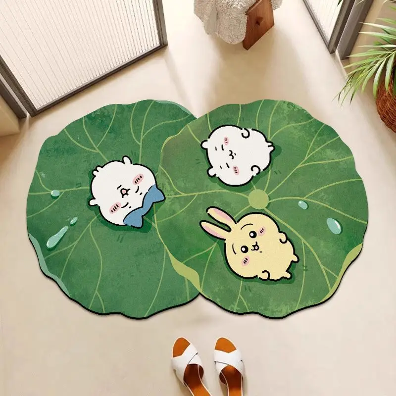 

Chiikawa Floor Mat Carpet Bathroom Absorbent Quick Drying Anti Slip Mat Cartoon Usagi Hachiware Shaped Anti Slip Mat Gift