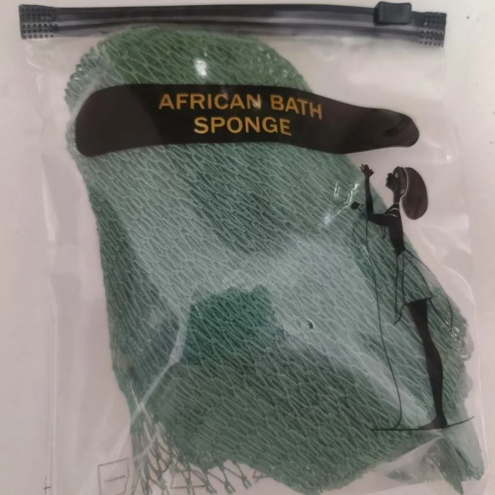 New High Elasticity Exfoliating Bath Net Sauna Towel Foam Net Long Back Scrubber African Mesh Scrubbing Towel Body Care