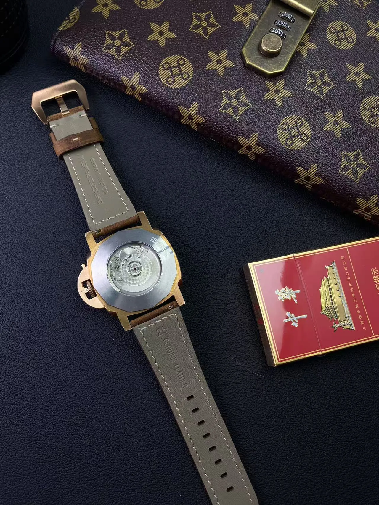 ساعة رجالية ميكانيكية أوتوماتيكية للغوص بإضاءة ليلية برونزية من القصدير مقاس 47 ملم، مقاس كبير، رياضية وترفيهية مفضلة