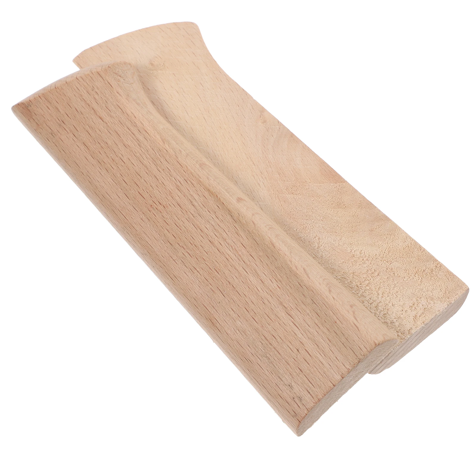

2pcs Japanese Knife Wood Handle Replacement Kit Wooden Kitchen Knife Handle Anti-Slip Beech Wood Grip Replaceable Repair