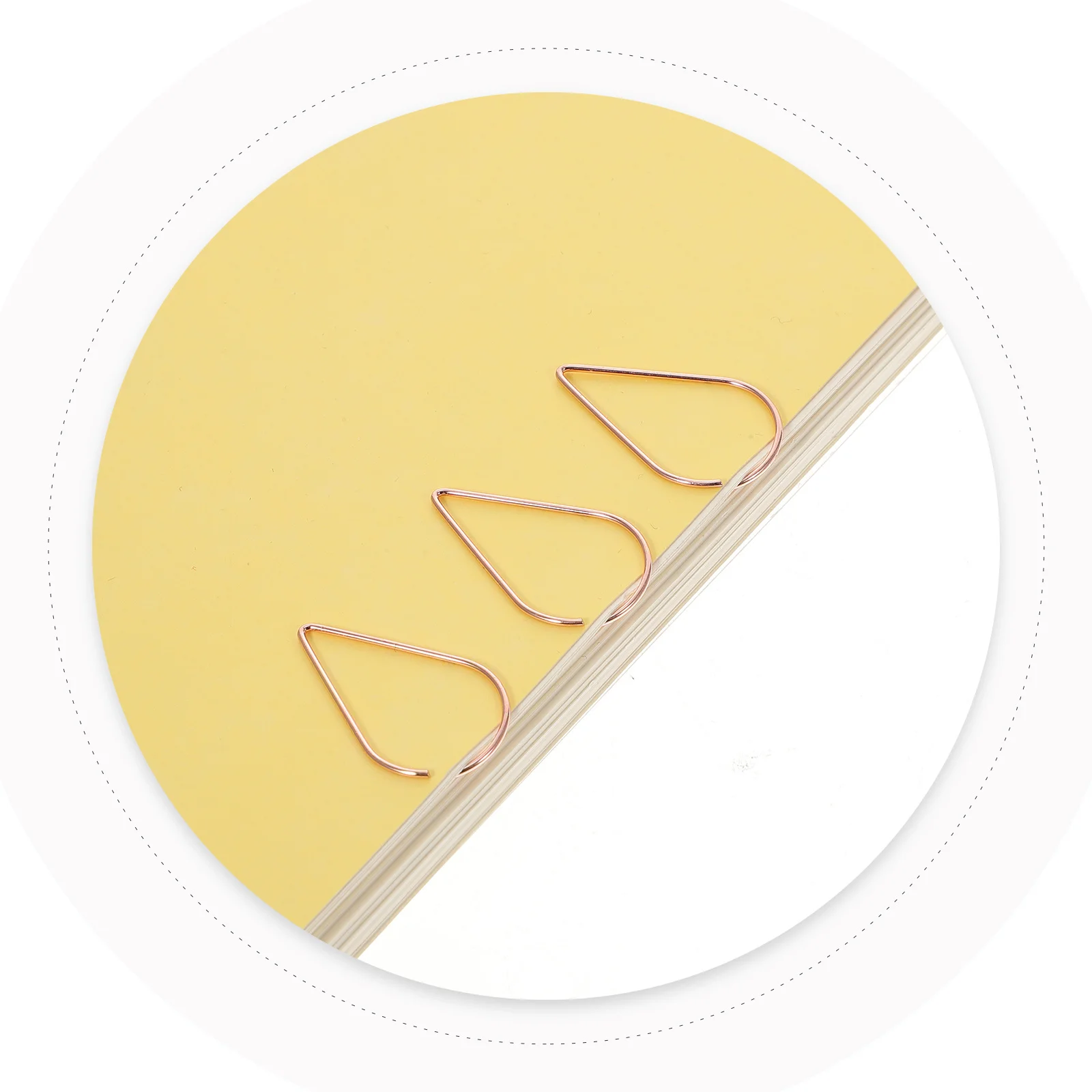 

10pcs Water Clips Metal Desk Accessories For Office School Home Multi-Use Note Clip Bills Fixing Shaped Paperclip