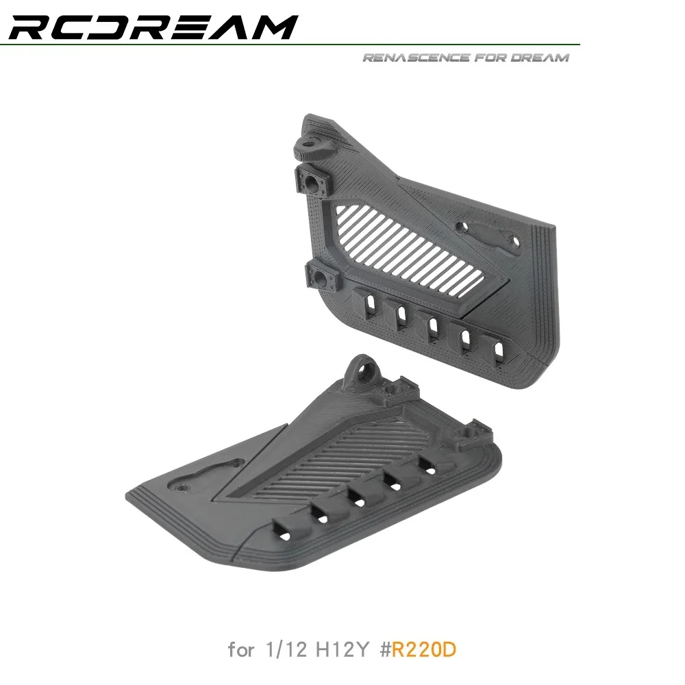RCDream 1/12 H12Y Front Door Armor Grille Shield Protection Off road Climbing Vehicle Modified Parts