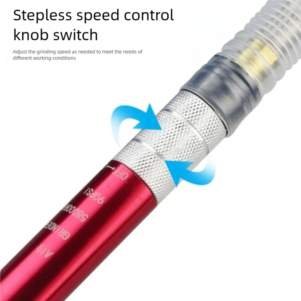 High-Speed Pneumatic Air Micro Die Grinder Pencil Mini Polishing Grinding Engraving Machine Pneumatic Tool for Wood Jewelry view 3