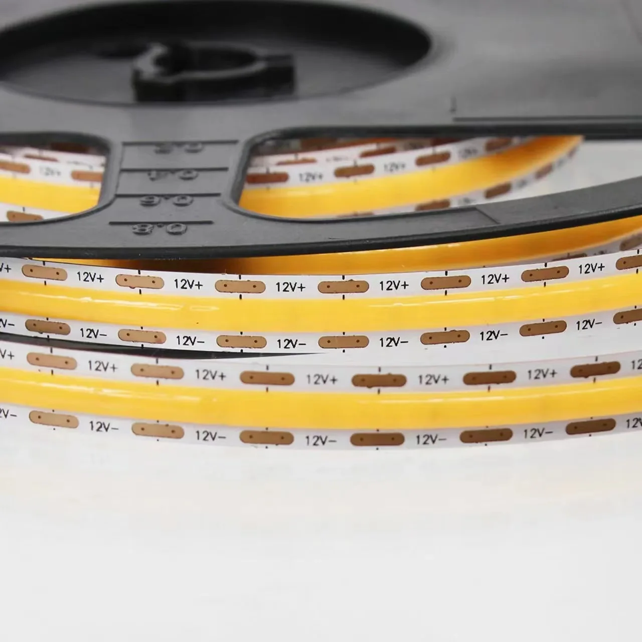 COB LED Streifen Licht 12V Hohe Dichte Flexible Band Band 3000K 4000K 6500K Weiß RA90 Led lichter 1cm Kurze Abstand Cut – Detail 4