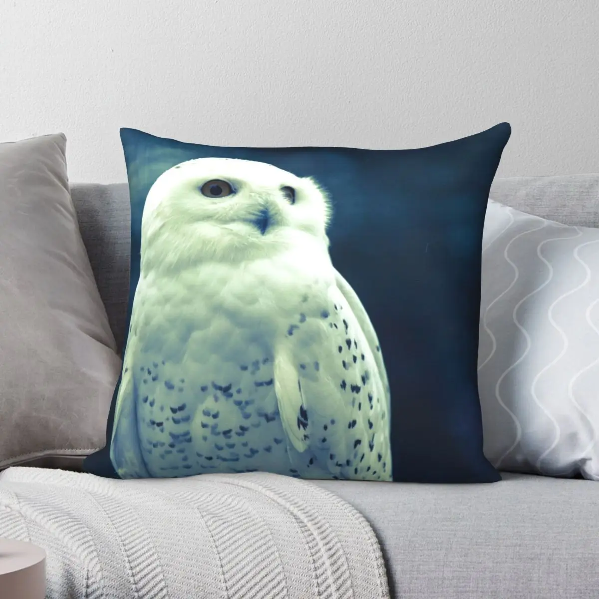 Hedwig Pillowcase Polyester Linen Velvet Creative Zip Decor Throw Pillow Case Sofa Seater Cushion Cover