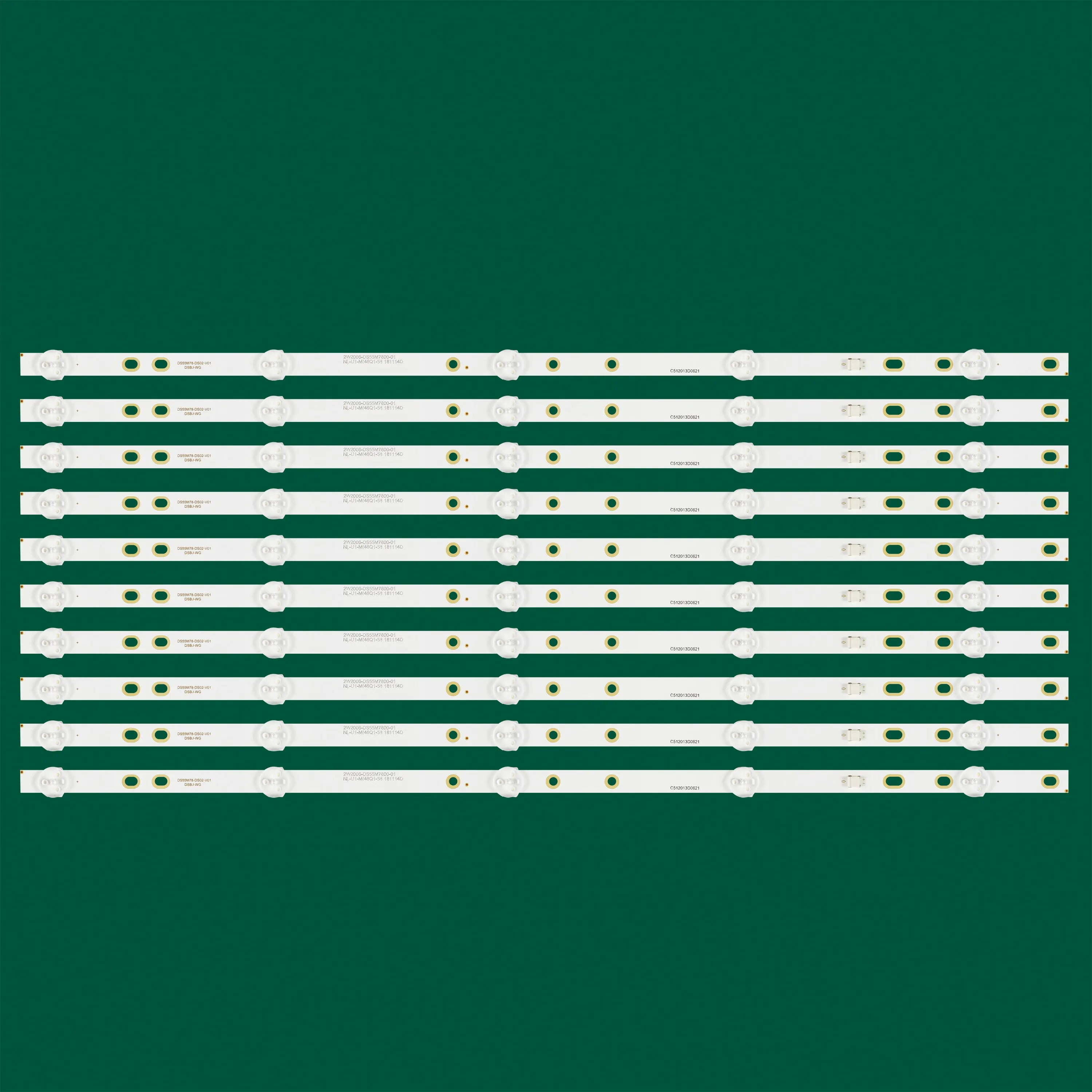 LED قطاع ل Baird TI5510DLEDDS 55LEX-6027/UTS2C 55LEX-6039/UTS2C 55LEX-5039/FT2C 2W2006-DS55M7800-01 DS55M78-DS02-V01 DSBJ-WG