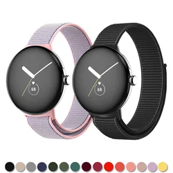 Band for Google Pixel watch strap Soft Adjustable nylon loop belt Wristband Accessories bracelet correa Pixel watch 2 bands