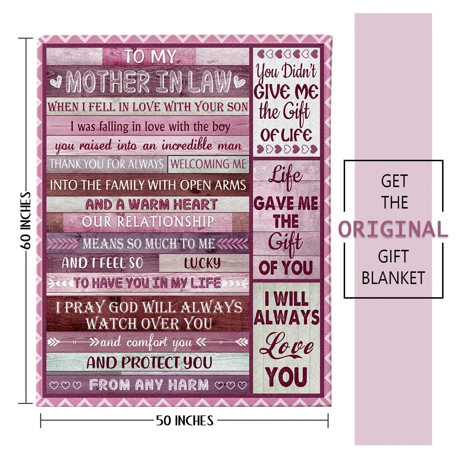 Mother in Law Gift Blankets, Birthday, Christmas, Mother\'s Day Gifts blankets for beds  blankets  thin blanket  throw blanket