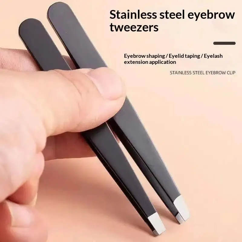 1/2Pcs Professional Stainless Steel Eyebrow Hair Removal Splinter Tweezers Set Perfect For Very Effortless And Relaxed To Remove