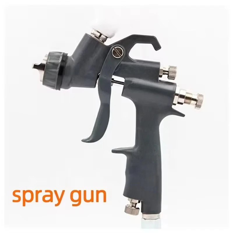 Car Paint Spray Gun, Gravity Type Pneumatic Upper Pot, High Atomization 1.3 Caliber