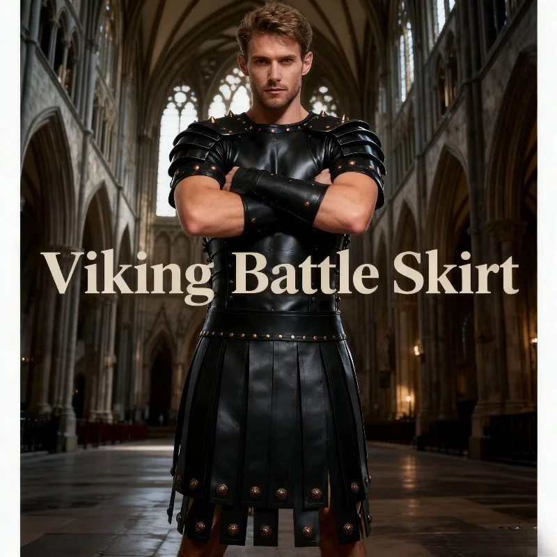 Strój Legionisty Grecko-Rzymskiego Gladiatora, Spódnica Bojowa, Strój Wojownika Średniowiecznego, Kostium Męski Damski, Pas, Zbroja, Rekwizyty na Imprezę, do Klubu
