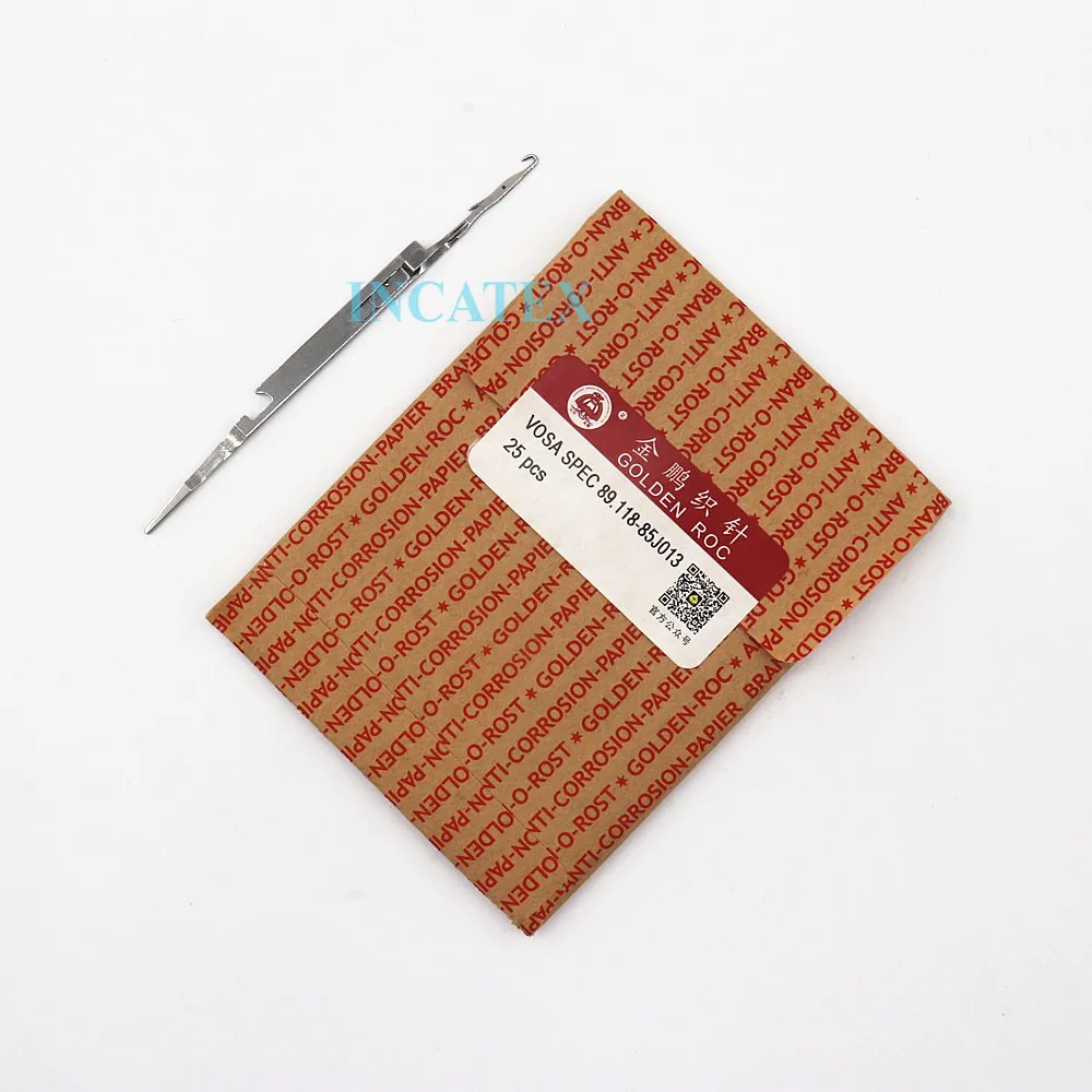 

100 шт. натуральная вязальная игла Golden Roc Vosa Spec 89.118-85J013 для китайской вязальной машины SHIMA SEIKI 8 г игла