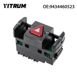 YITRUM 9434460523 9434460123 9434460323 9434460423 9434460023 Hazard Warning Light Switch For Mercedes-Benz Actros Trunk