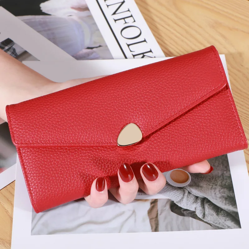 PU Leather Woman Purses Simple Long Wallets Luxury Handbag High Quality Women's Wallet Clutch Bag for Female Carteras Para Mujer