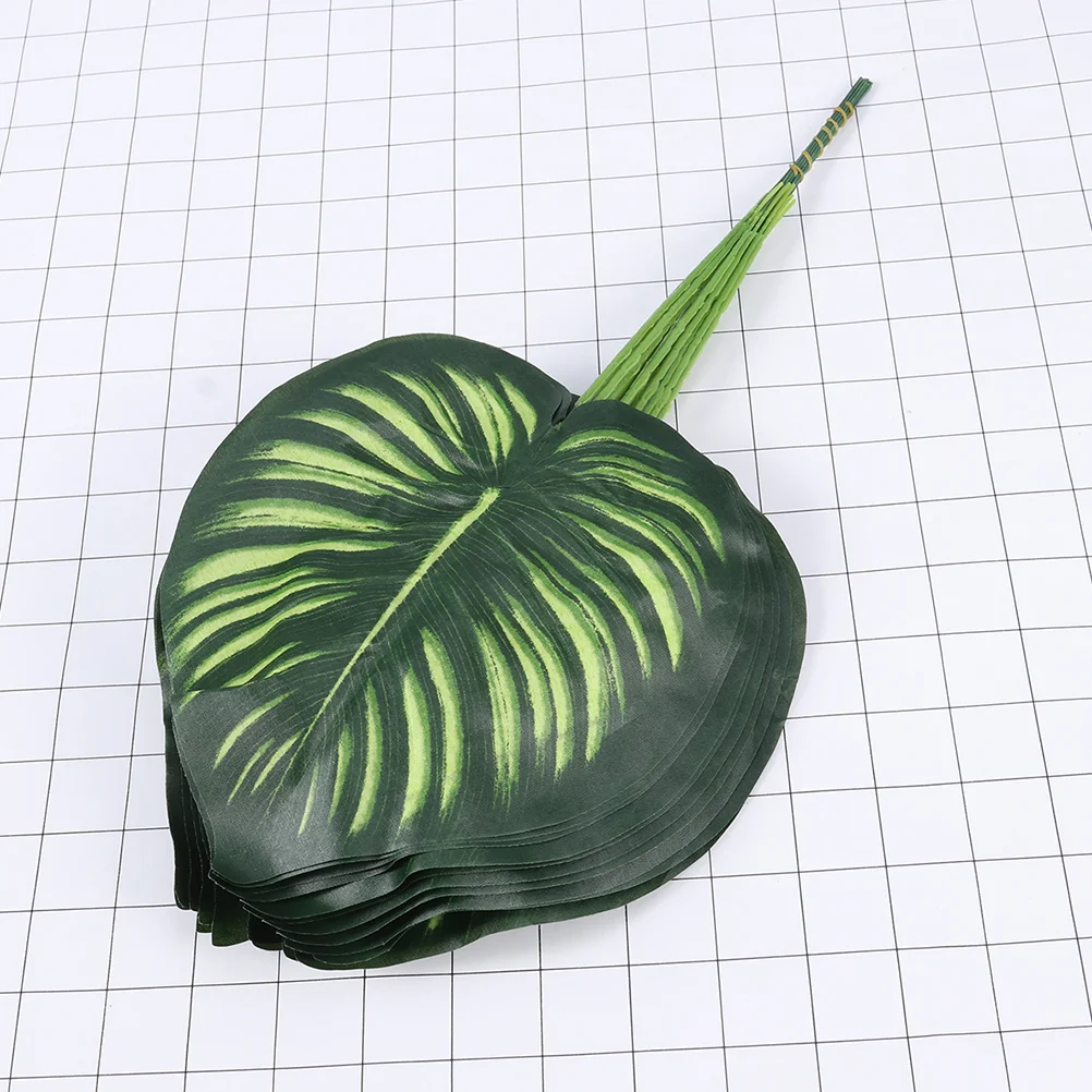 

30 Pcs Artificial Plants Fake Monstera Leaves Home Decoration Supplies Simulation Watermelon