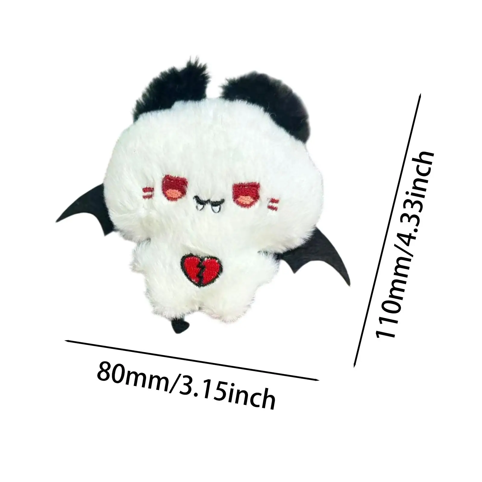 ハロウィン バッグ チャーム きしむペンダント 財布、バックパック用 手作り 4.3x3.2インチ