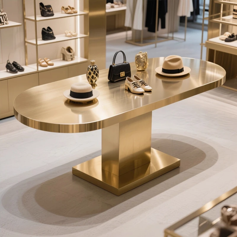 Clothing store Nakajima table light luxury store simple modern product display stand shoe bag display cabinet