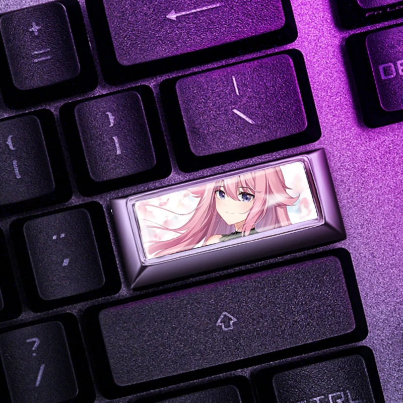 Honkai: Star Rail Keycaps Tab Keyboard Zinc Alloy Metal Mechanical Keyboard Keycap Accessories R4 Cherry Profile Anime Keycaps